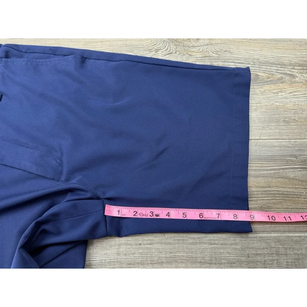 Vineyard Vines Links Shorts Mens 33 Navy Polyester Performance Stretch 9‎ Inch